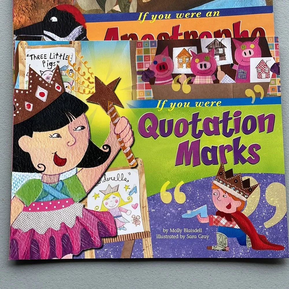 Set of 4 If you were quotation marks, apostrophe,exclamation point,quest… - Picture 2 of 9